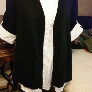 Sweater and blouse in one